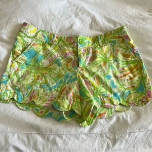 Lilly Pulitzer Buttercup shorts Elephant Ears size 12